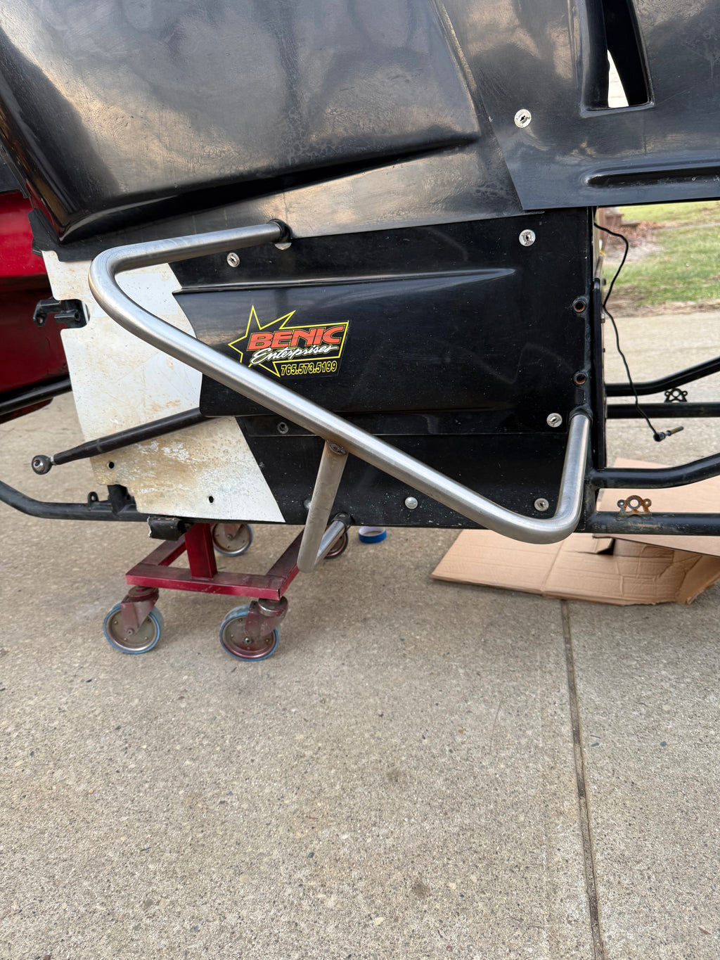 sprint car nerf bar right side